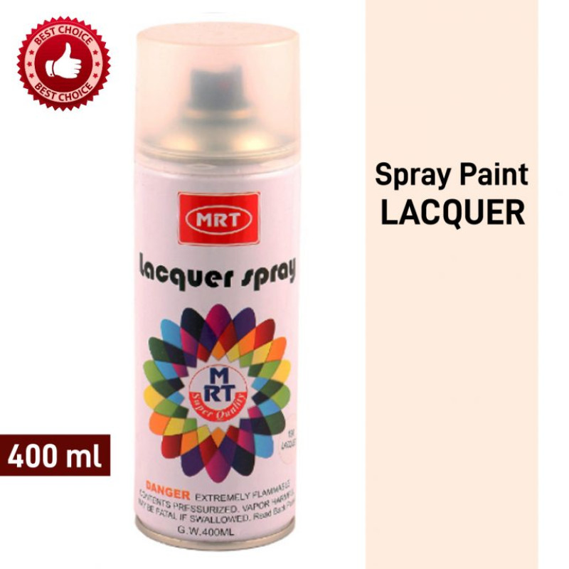 Spray Paint Clear LACQUER Color Varnish 400mL