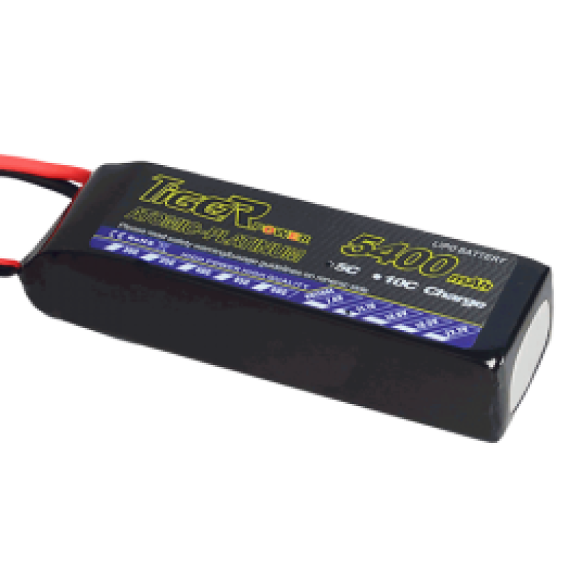 14.8V 5400mAh 4S 30C Li-Po Battery (Tiger)