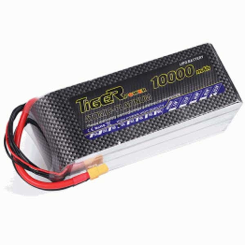 14.8V 10000mAh 4S 45C Li-Po Battery (Tiger)