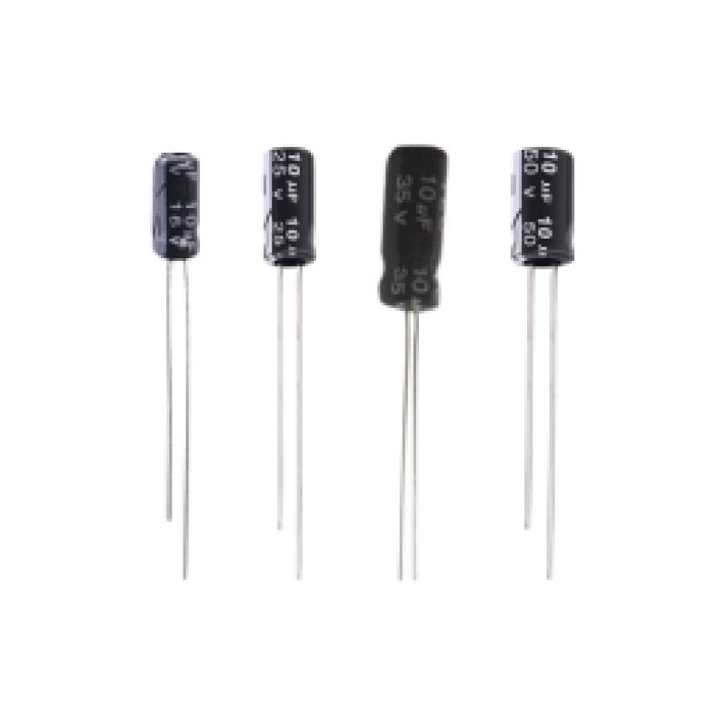 10uF Radial Polarized Electrolytic Capacitors