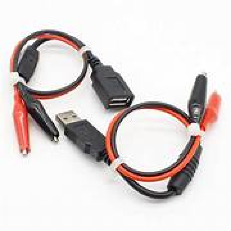 USB A To Alligator Test Clip