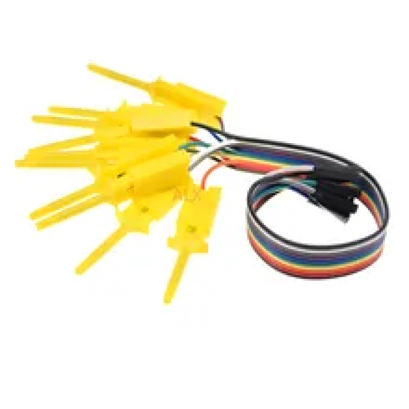 Female Wire To Test Hook For Logic Analyzer