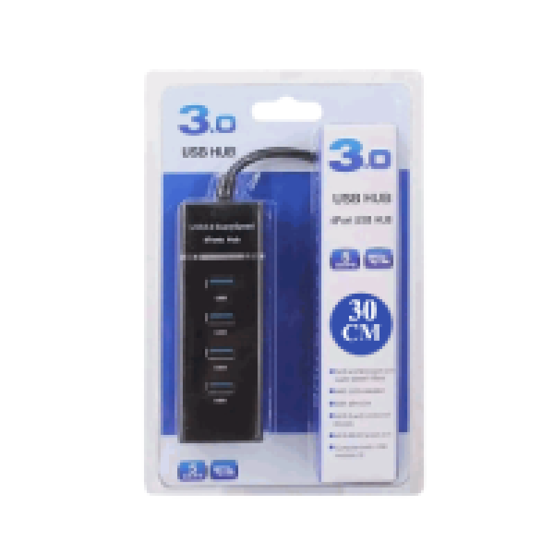 4 Ports USB HUB Up to 5 Gbps 30cM Cable