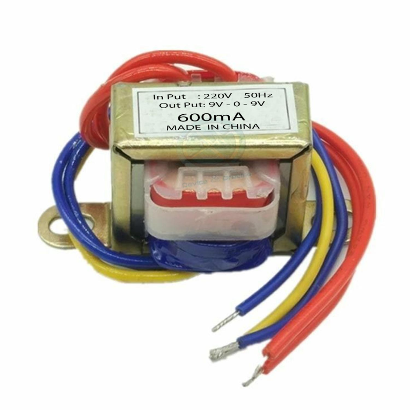 9V-0-9V 600mA Power Transformer