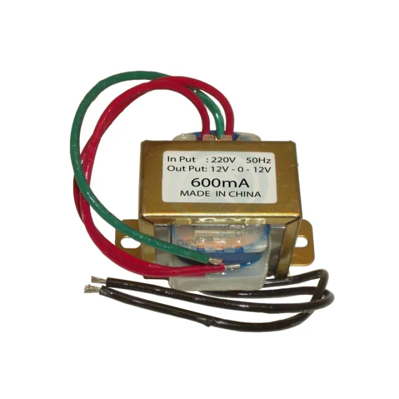 12V-0-12V 600mA Power Transformer