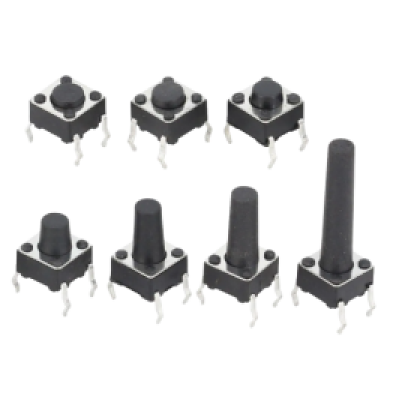 Tactile Push Button Switch 4 Pins 1-12mm