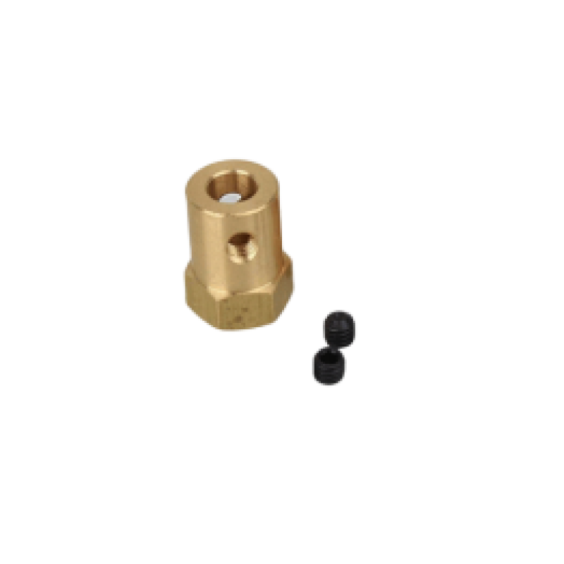 12*6mm Hex Coupling For 6mm Dia Gear Motor