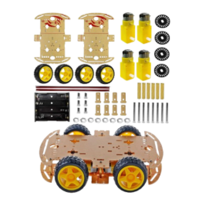 4WD Smart Car Chassis (Old Shape)