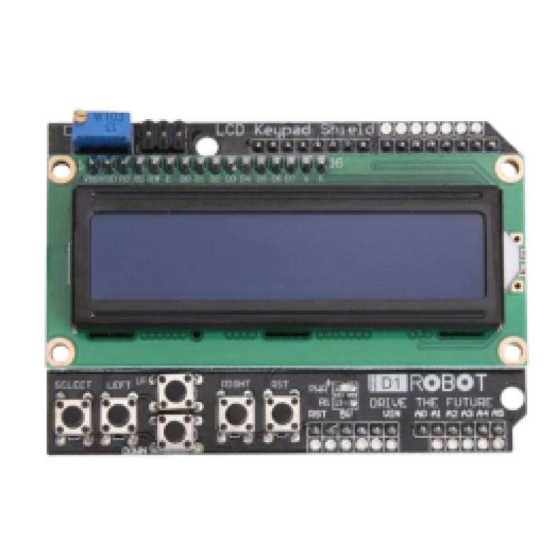 LCD KeyPad Shield 1602 Blue Color LCD
